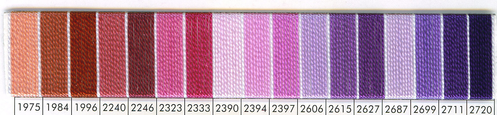 Finca Perle Cotton Color Chart